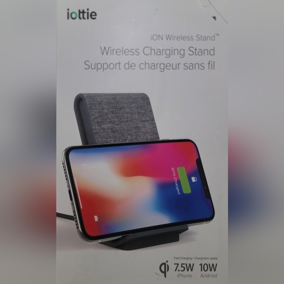 iOttie iON Wireless Fast Charging Stand || Qi-Certified Charger 7.5W, NEW. - Picture 2 of 8